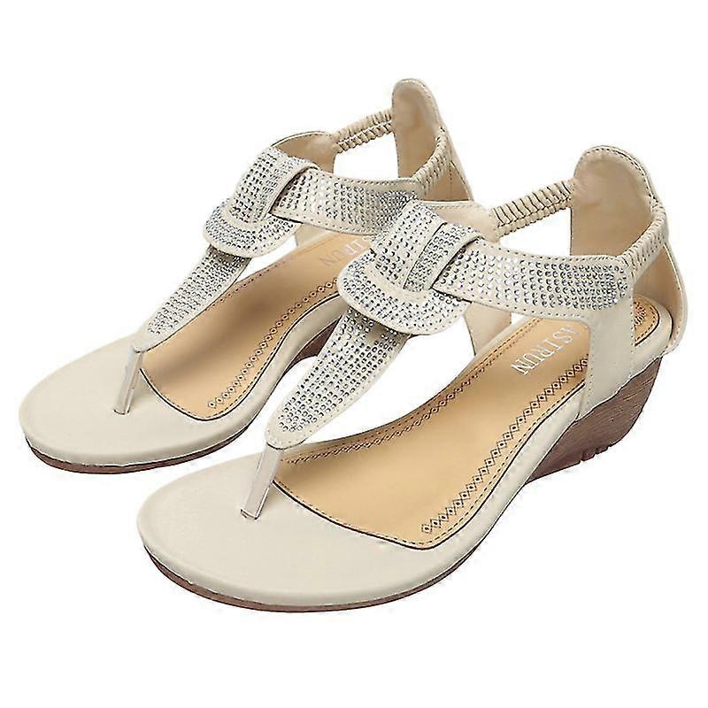1pair Ethnic Sandals-c