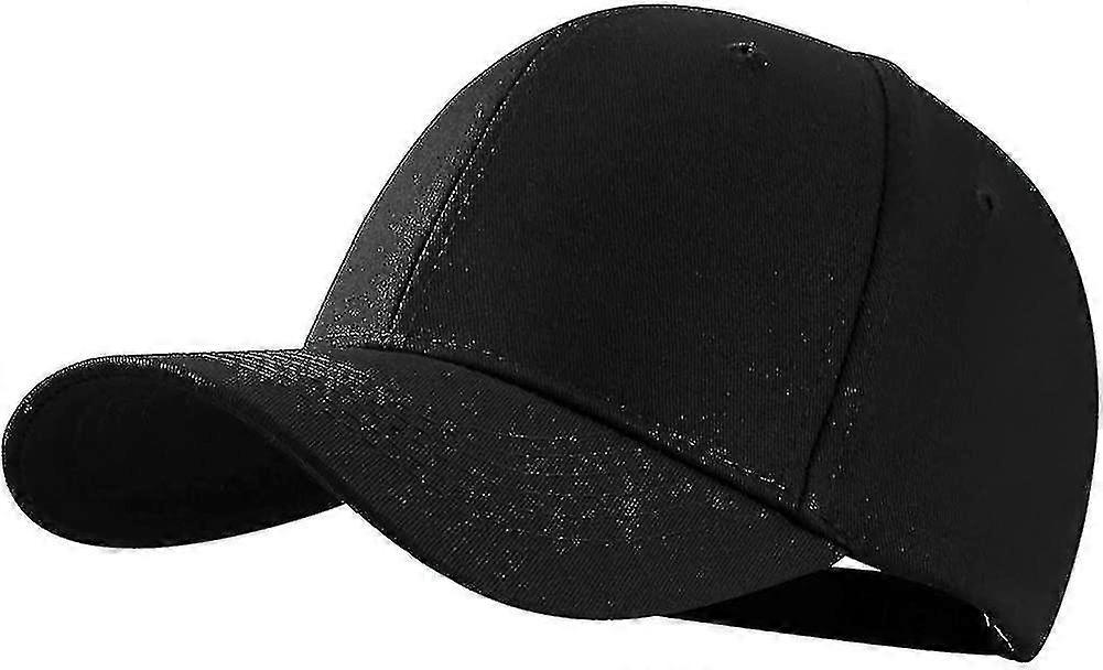Adjustable Baseball Cap - Low Profile Plain Dad Hat For Men And Women, Solid Ball Cap