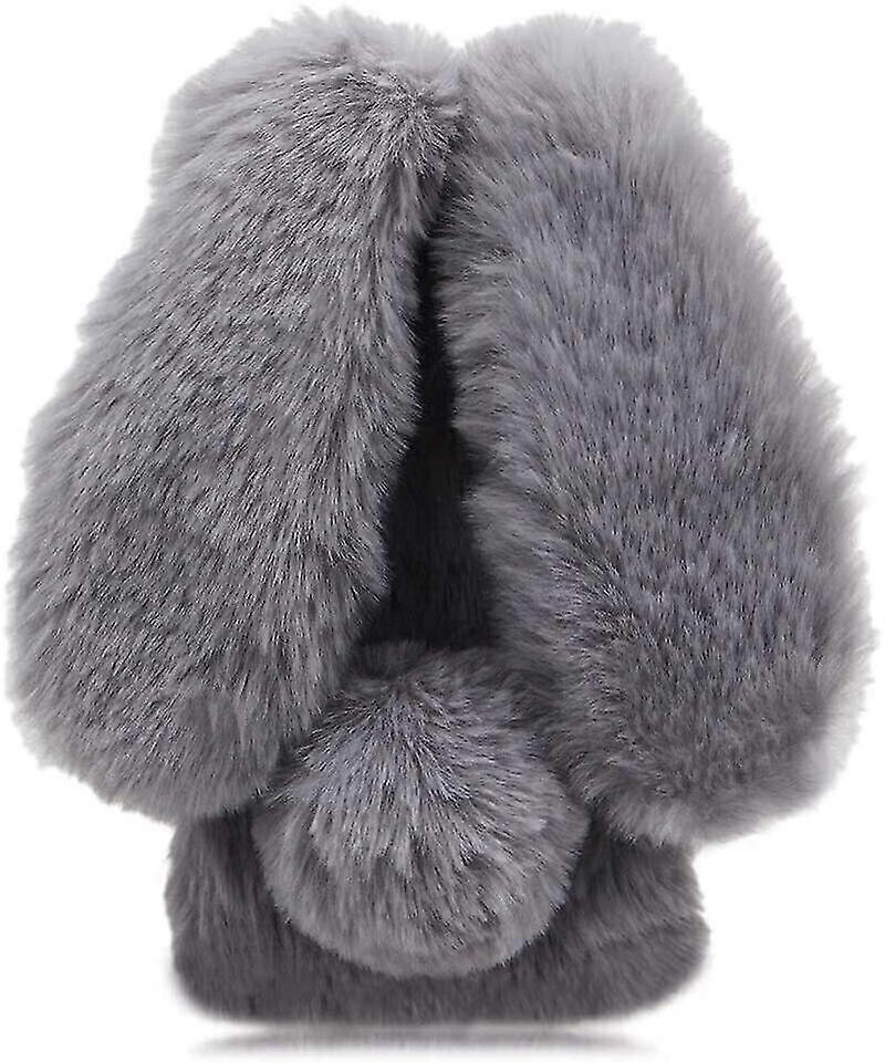 Case For IPhone 12 Mini Lovely PlushRabbit Plush Case Rabbit FurProtection PlushCase Autumn And Winter