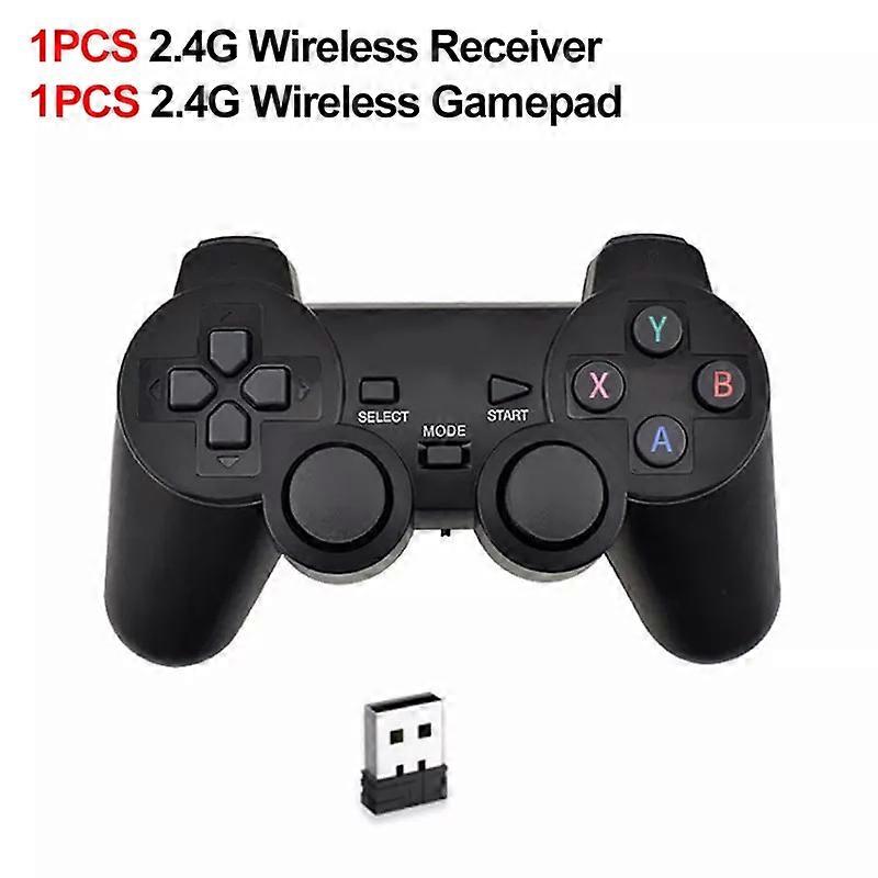2 PCs 2.4Ghz Draadloze Gamepad Geen Vertraging Spelcontroller USB Joystick Voor PC Android TV BOX GAME BOX Klassiek exterieur ontwerp