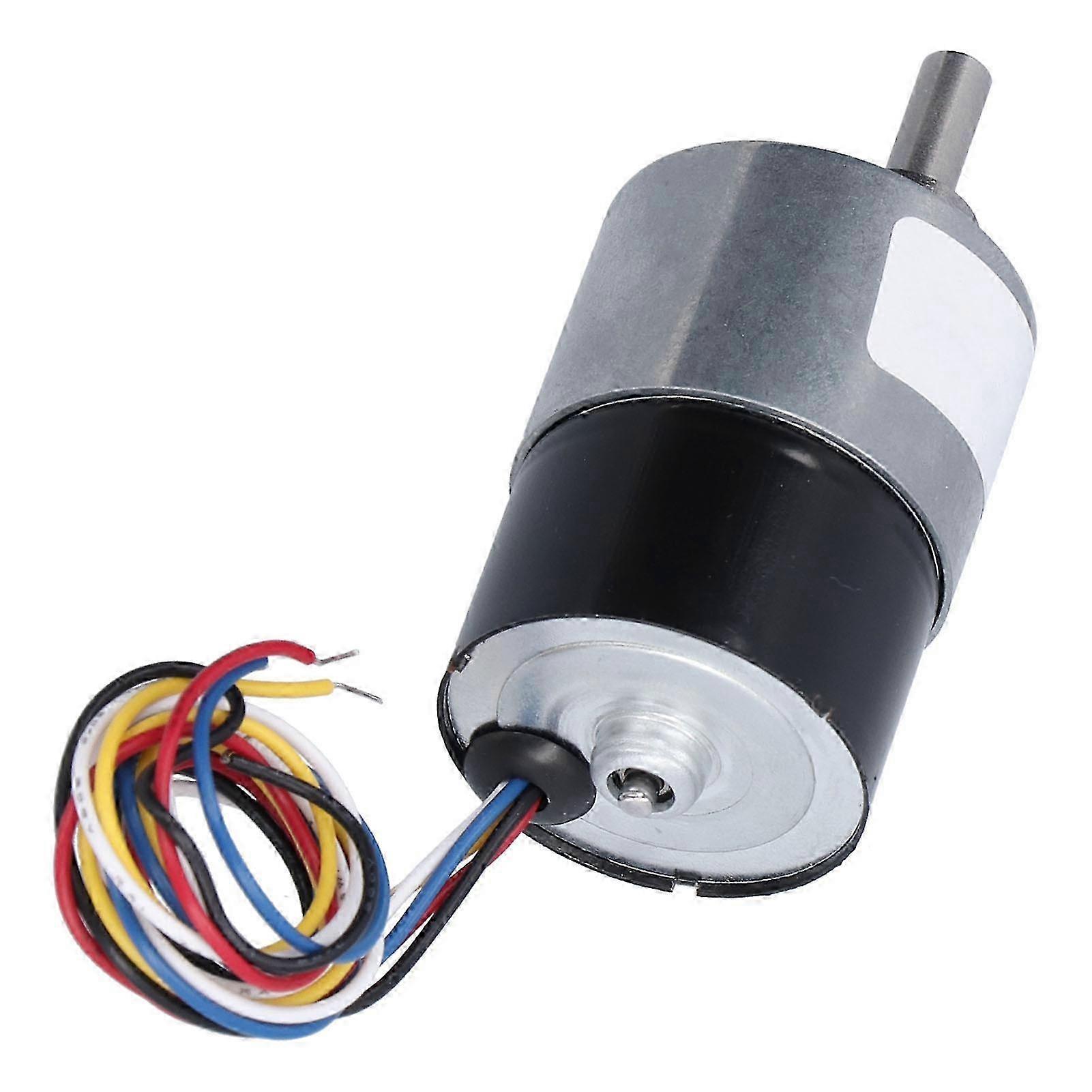 DC 24V Brushless Geared Motor High Torsion Low Noise Reversible 35RPM Speed Reduction