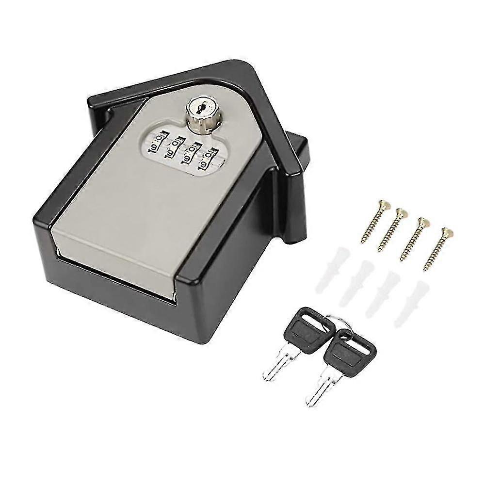 Aluminum Alloy Double Password Key Box Wall Safe