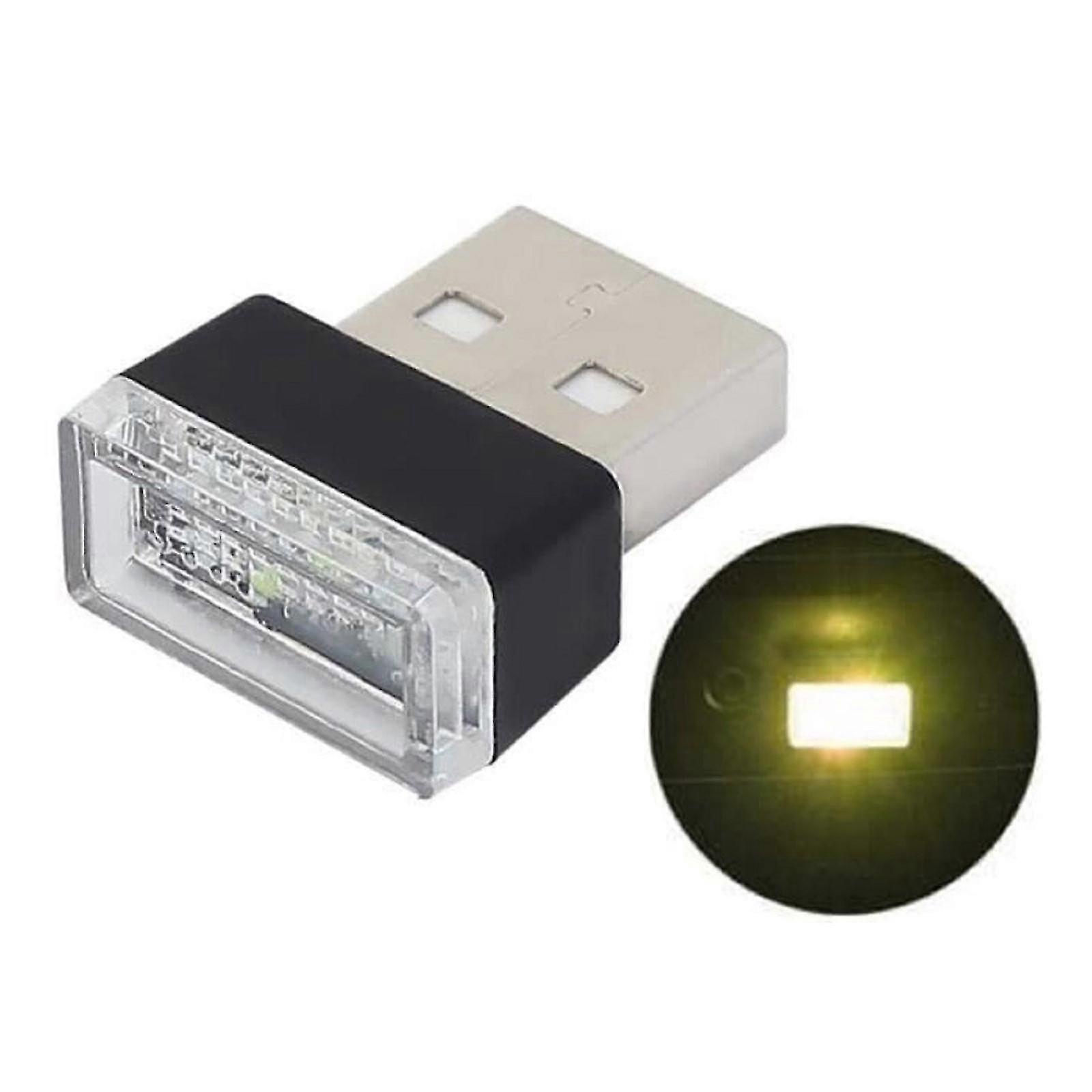 Automobile Usb Atmosphere Lamp, Led Decoration Lamp, Iior Sole Lamp