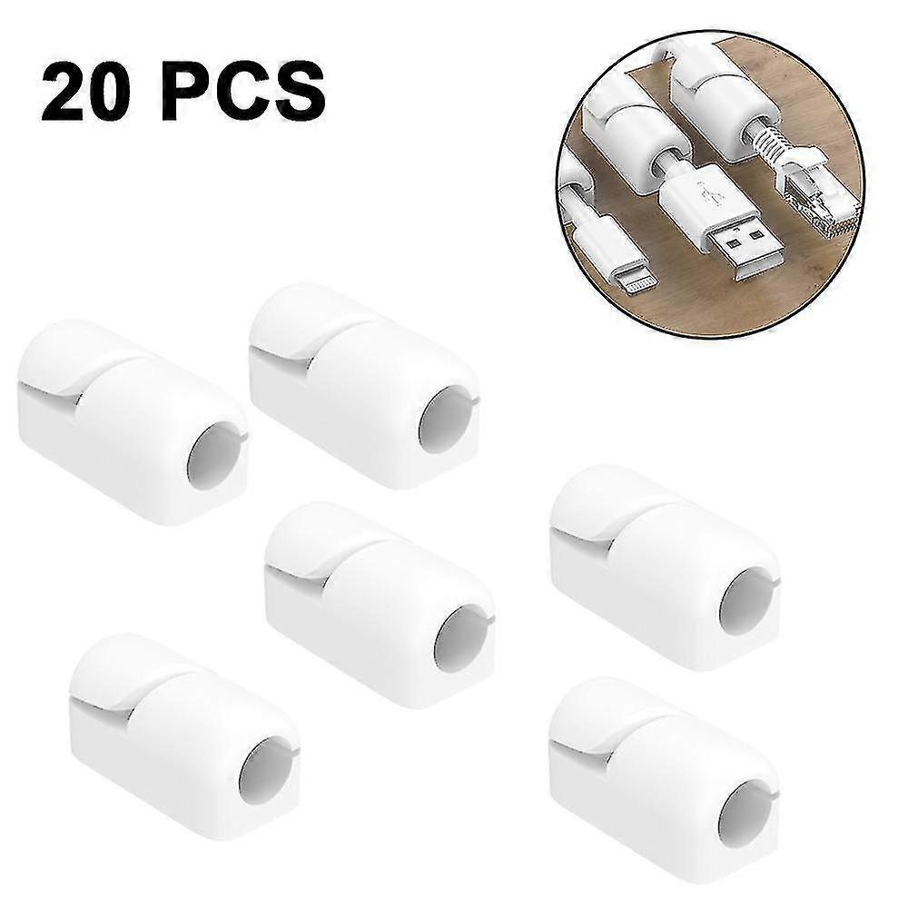 Cable H Clips, 20-pack Cable Cord Izer Clips