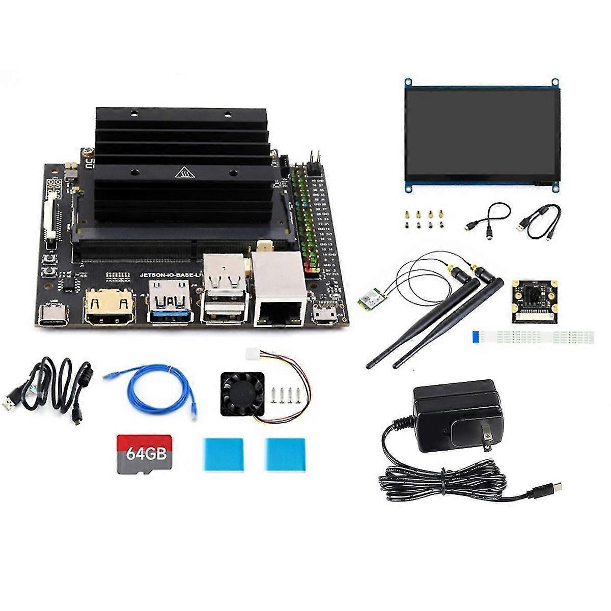For Nano 4g Lite Dev Kit+core Board+64g Sd Card+cardreader+7inch Display Screen+camera+network Card