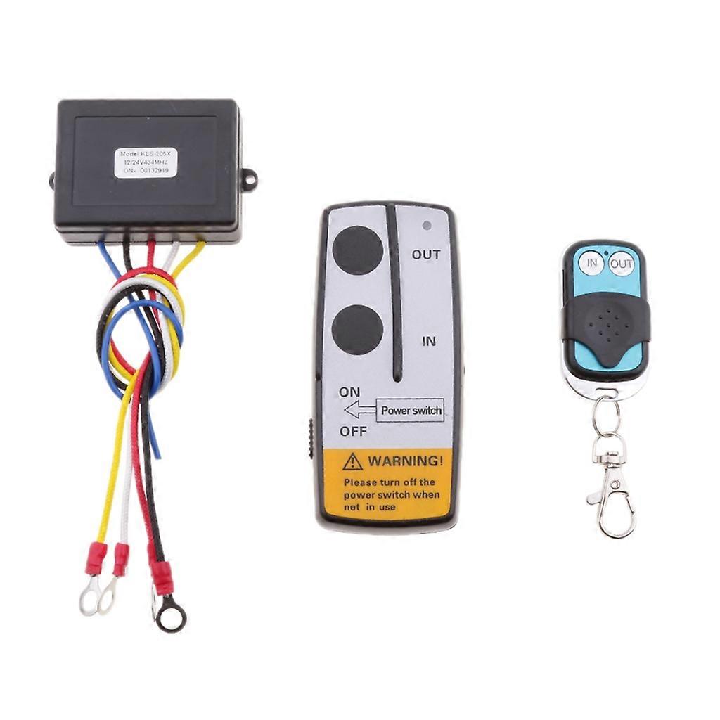 Wireless Winch Remote Control Kit 12V Receiver Handset Easy to Use