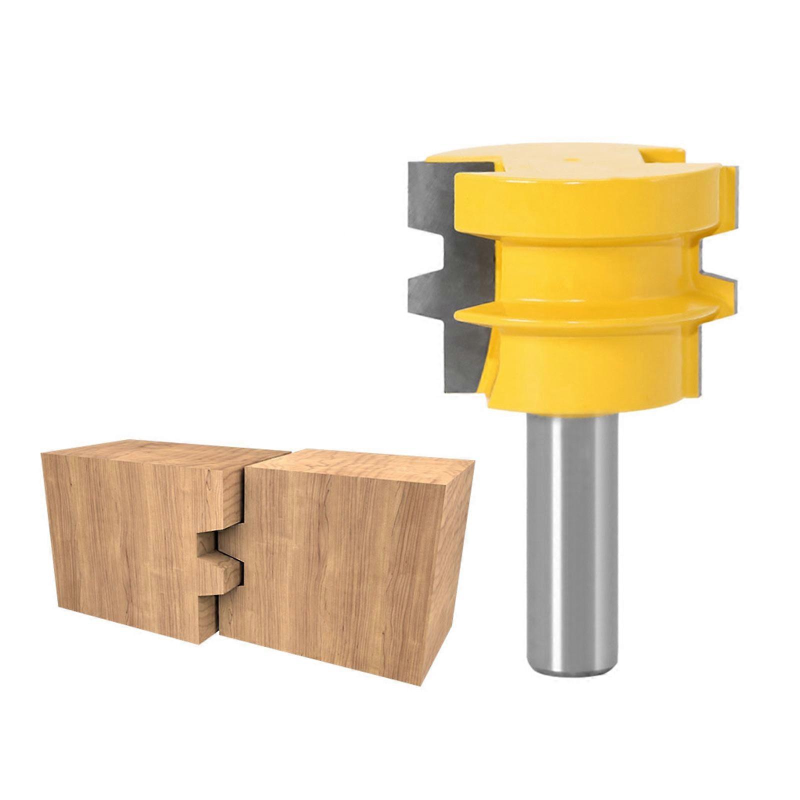 Portable 12.7mm 12mm Shank Tongue Groove Router Bit Carbide Tenon Milling Cutter