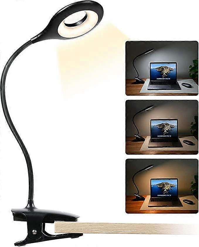 Lampe de lecture LED, lampe à clip de protection des yeux pour tête de lit, 28 lampes de lecture de lit LED rechargeables par USB