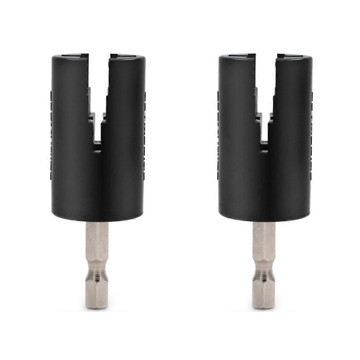 2Pcs E-Gitarre Bass Knopf Winder Bohrer Bit String Winder Headstock Elektrische Hand Bohrer String Winder Kopf Elektrisch