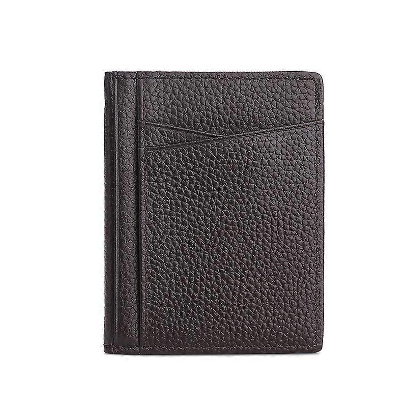 Super Slim Soft Wallet 100% echt lederen Mini Credit Card Portemonnee Portemonnee Portemonnee Houders Mannen Portemonnee Dun Klein