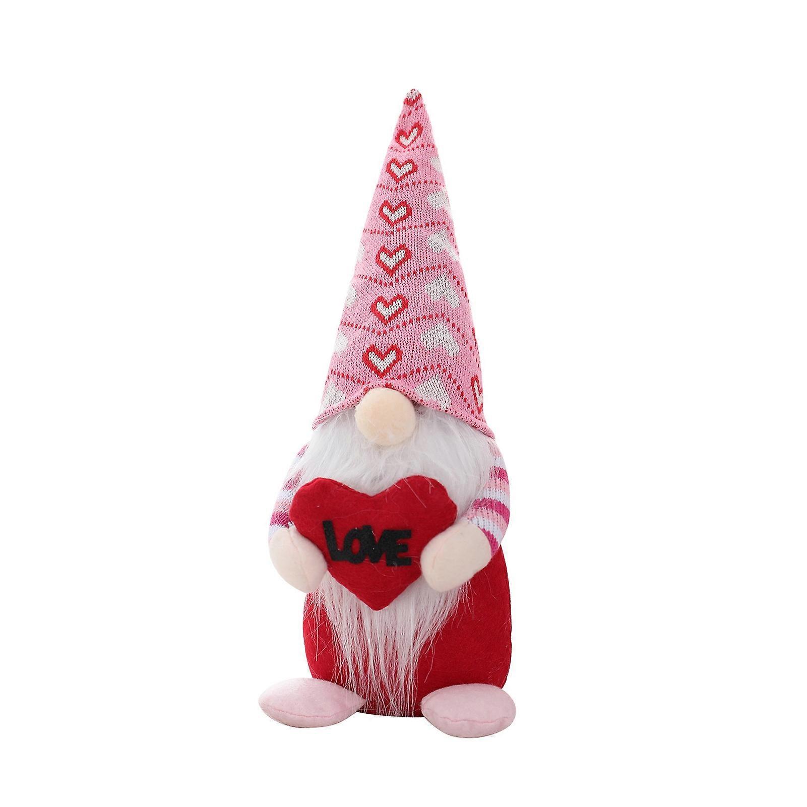 MengXi Christmas Style Handmade Doll Decor Fabric Adorable Dwarf Shape Doll Model for Party