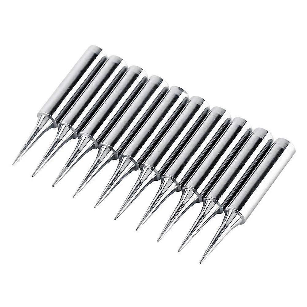 Soldering Tips, 10pcs 900M-TI Tip Soldering Iron Sharp Replacement Soldering Tips for Soldering Station Tool Applicable to 936, 937 Soldering Station