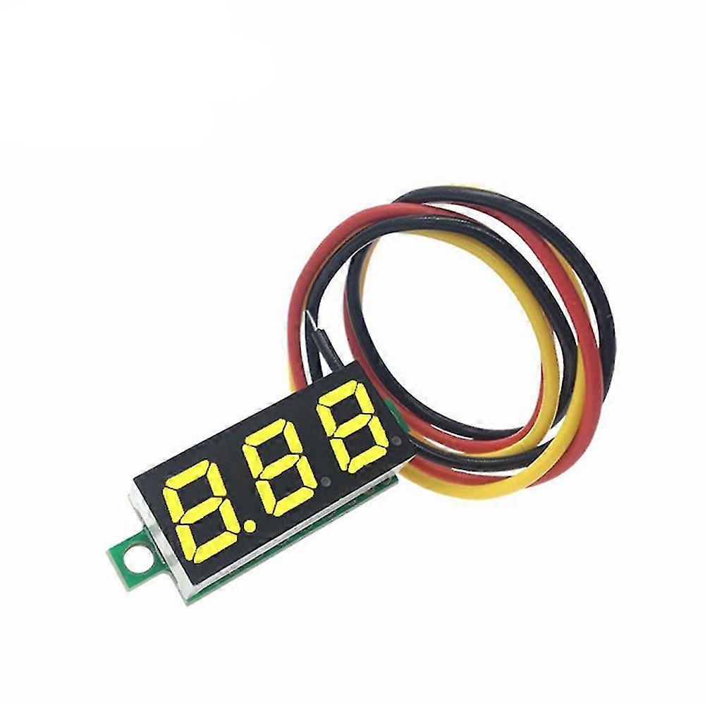 Voltmeter Dc 0v-100v Digital Led 0.28 Inch Voltage Meter Power Volt Tester Detector For Auto Car With Red Blue Green Yellow