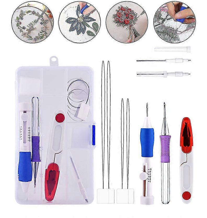 Magic Embroidery Pen Set Punch Needle Kit