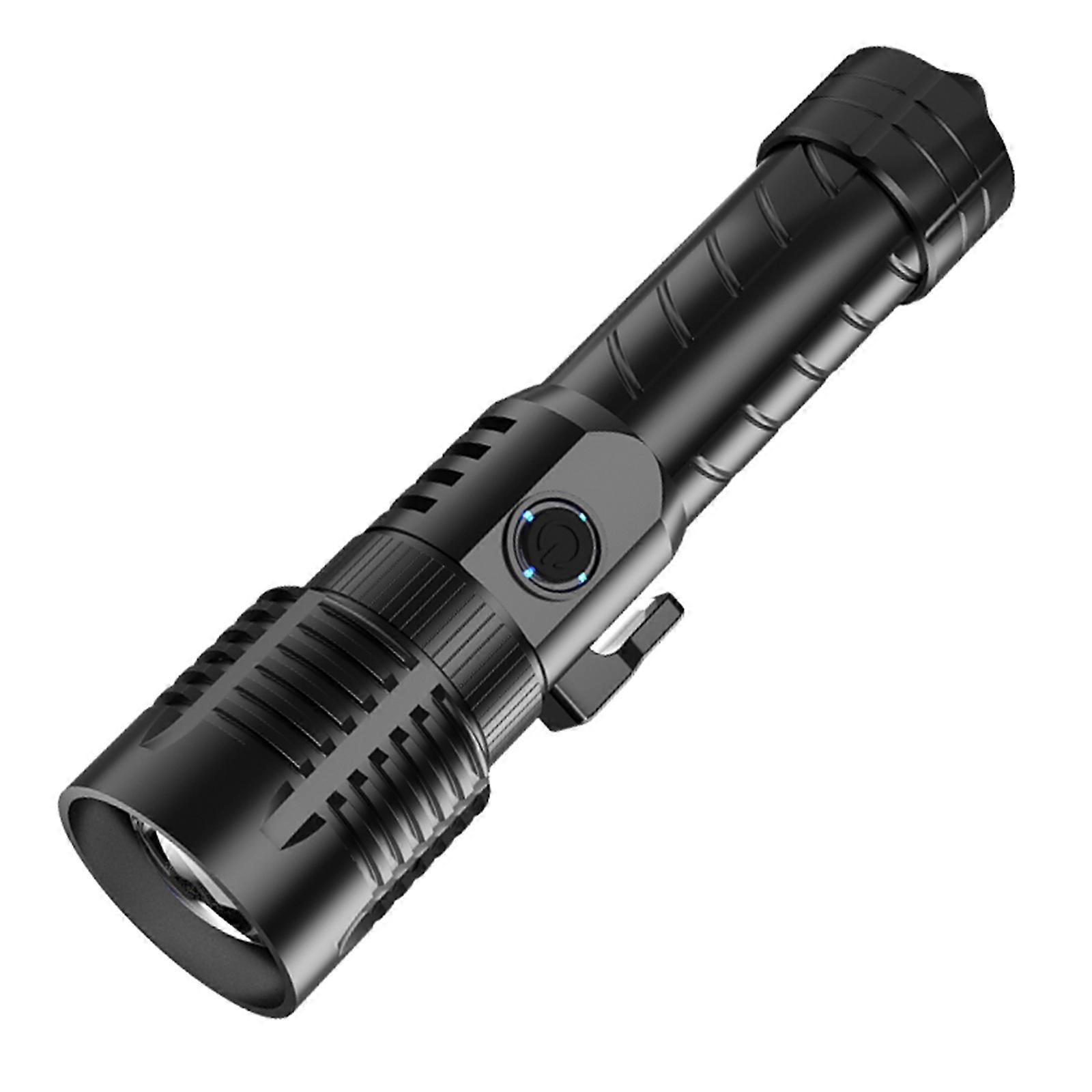Emergency Rechargeable Street USB Flashlight Charger Function for Defense