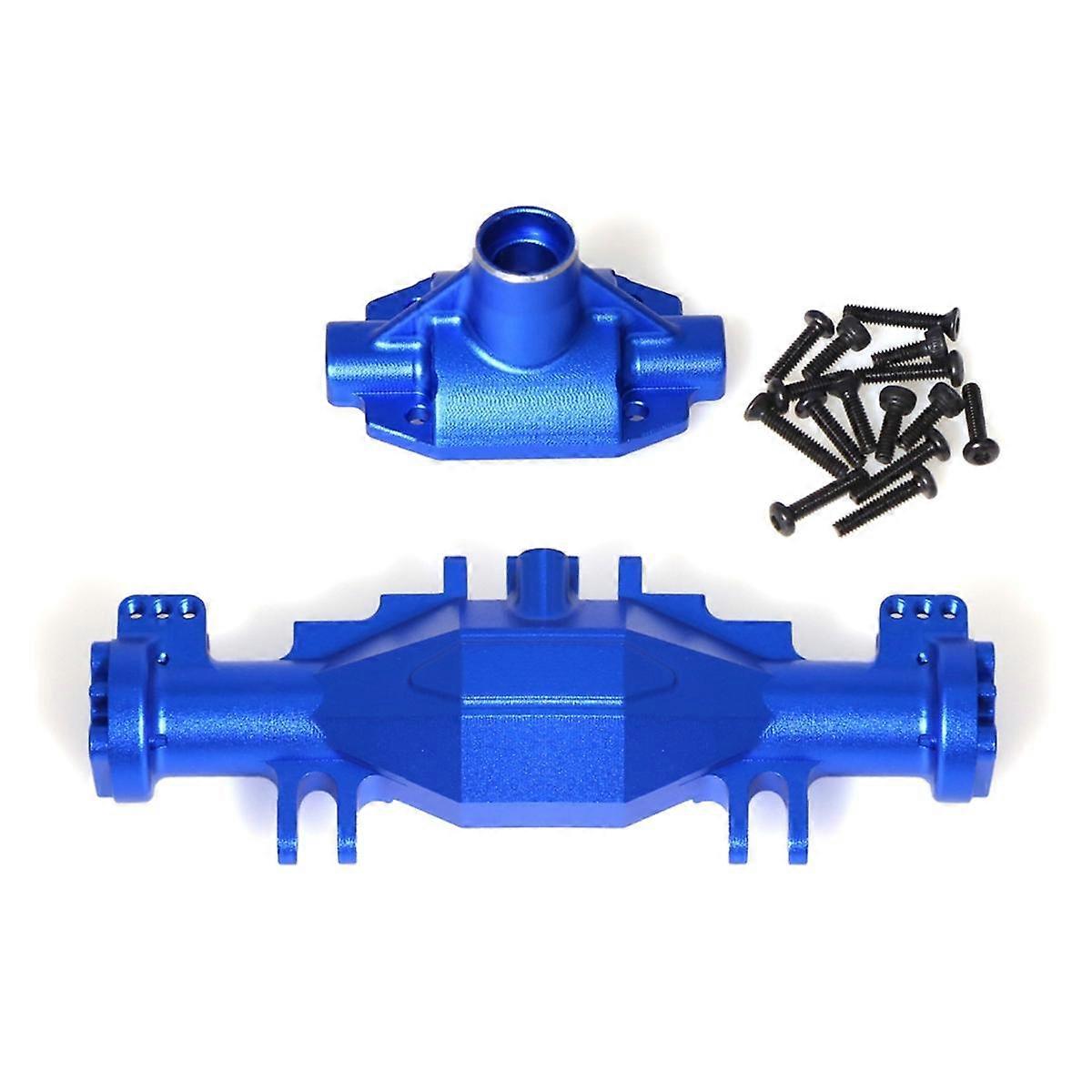 RC Car Upgrade Quick Release Front Rear Axle Bridge Shell Kit for 1/18 Mini Brushed Blue
