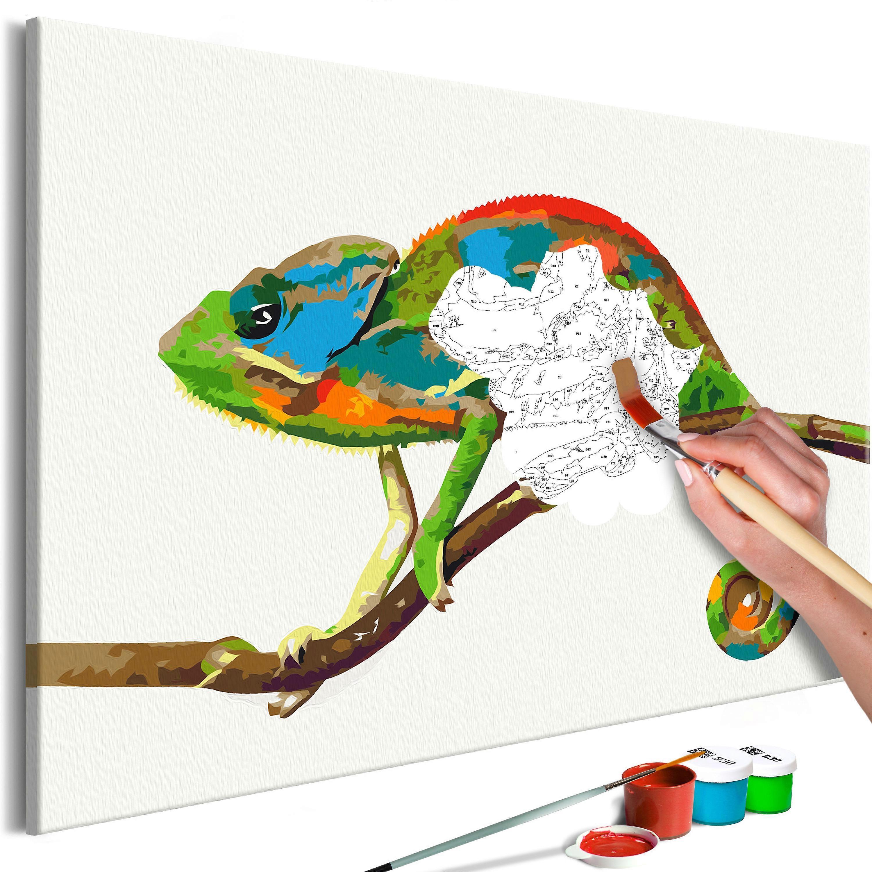 Kit de peinture par numéros - Chameleon