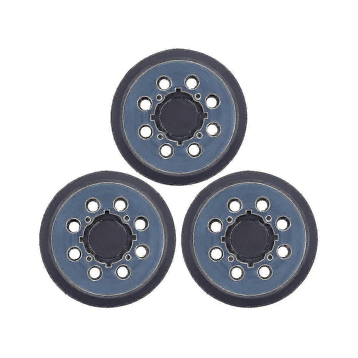 3pcs Backing Pad 5 Inch Sanding Pad 8-hole Hook And Loop Sander Pad Part For Dwe6423 N329079 Working