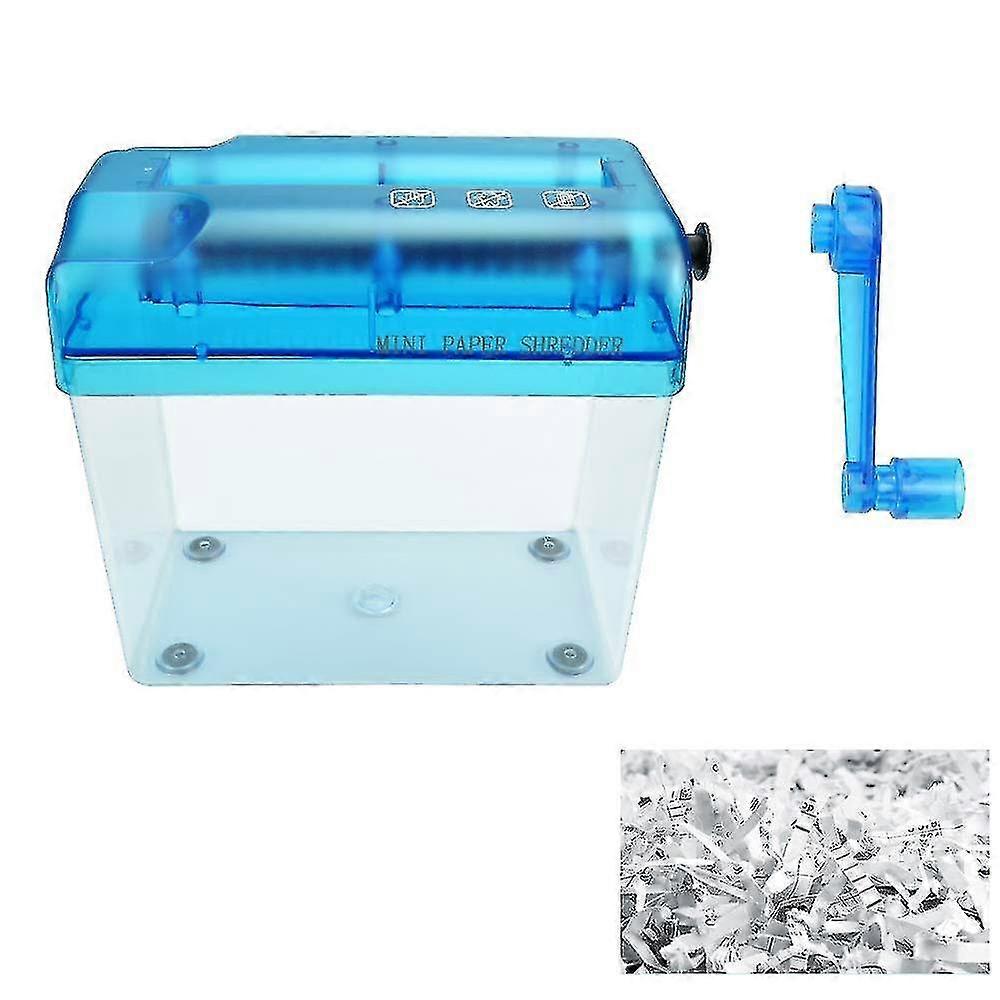 2024 Manual Hand Paper Shredder, Hand Documents Shredder A6 Hand-shredder Mini Shredder Desktop -HGDMV