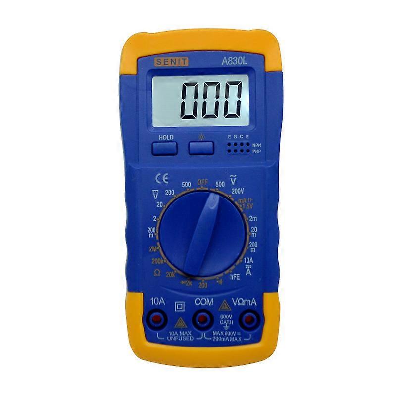 Digital Multimeter Electrical Tester for Voltmeter Ammeter Ohmmeter Voltage Detector with LCD Display Macaron