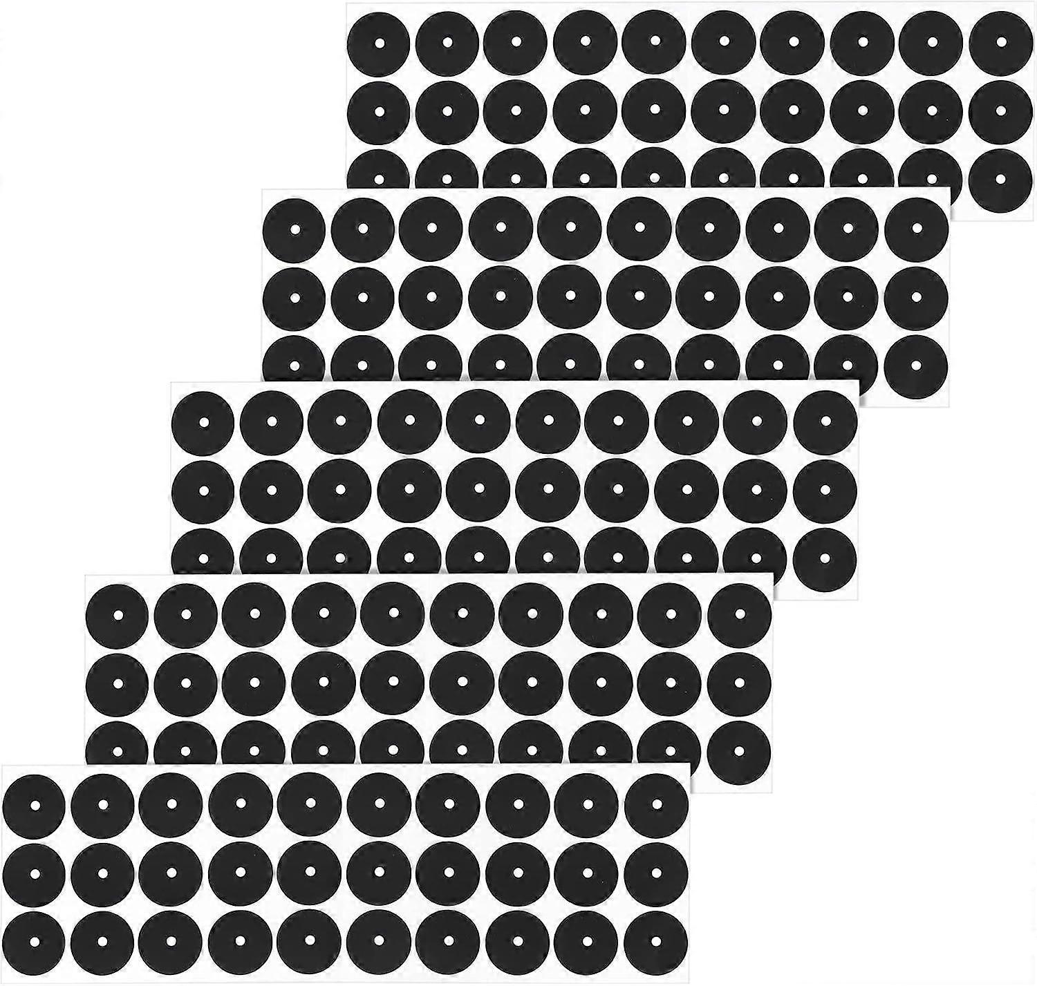 150 Pcs Pool Table Marker Dots Pool Table Stickers Billiard Point Stickers Black Billiard Table Marker Dots Snooker Pool Accessories for Billiards Pra