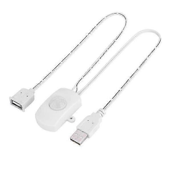 Sensor ，5A DC5-24V Mini USB PIR Infrared Motion Sensor Detector Automatic Switch for LED Light Strip Intell