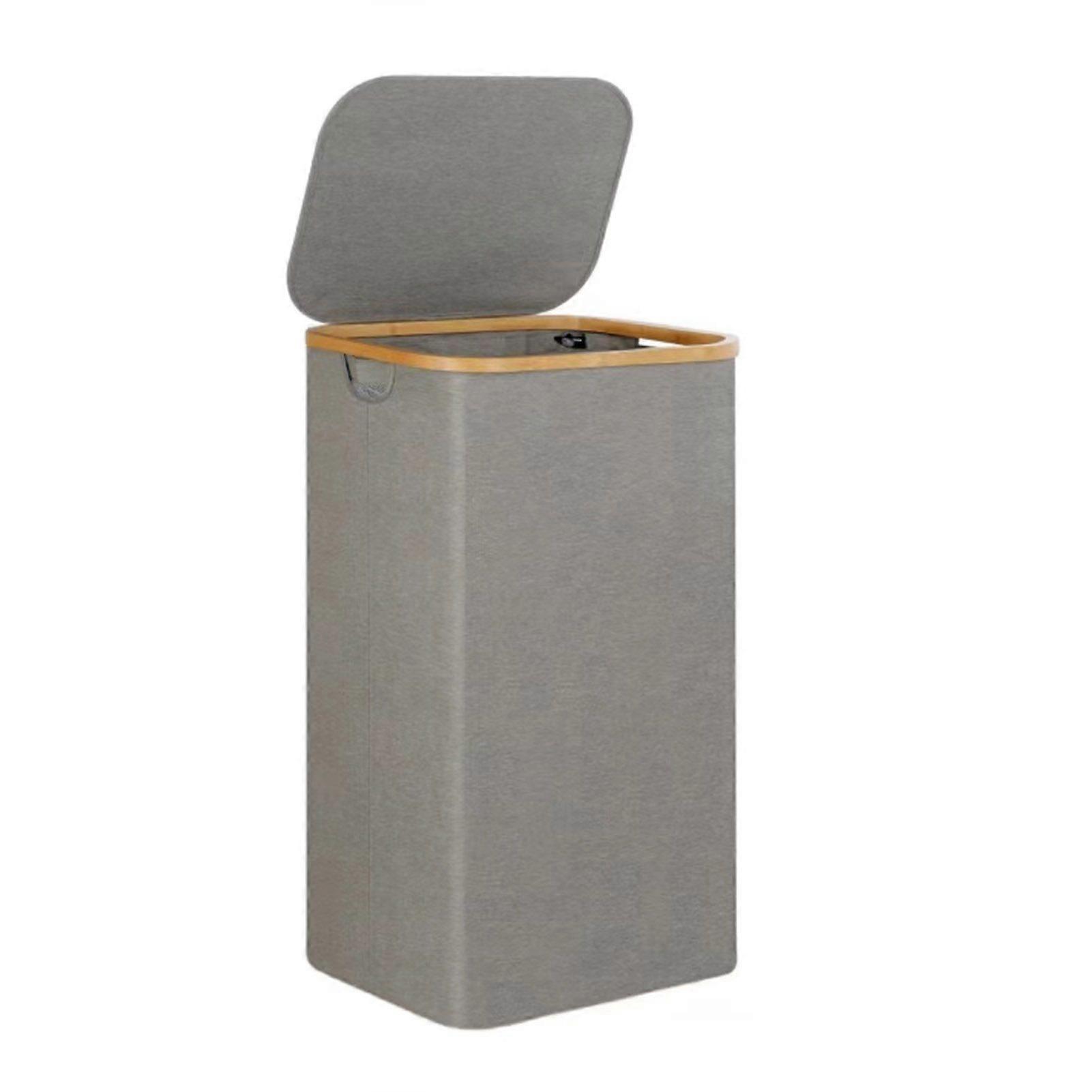 Laundry Hamper with Inner Pocket Large Capacity Moisture-Resistant Foldable Design Dirty Clothes Hamper Slim Laundry Basket