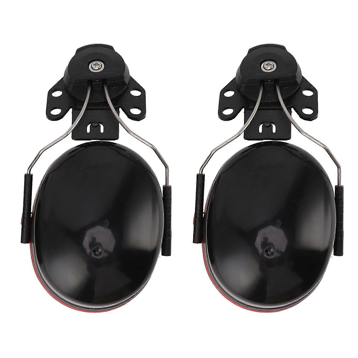 Hard Hat Earmuffs Noise Blocking Hearing Protection Adjustable Helmet Ear Muffs for Construction Sit