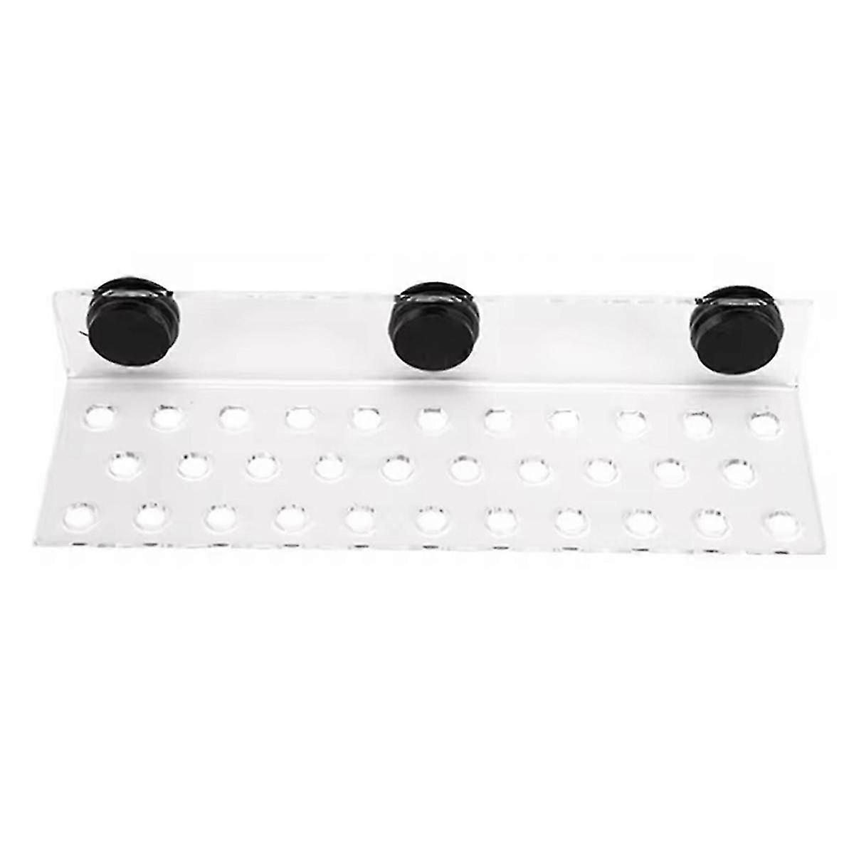 Support de corail acrylique Aquarium Poisson Corail support Support Acrylique Forte aspiration Corail Frag Rack Support Corail 32 Trou