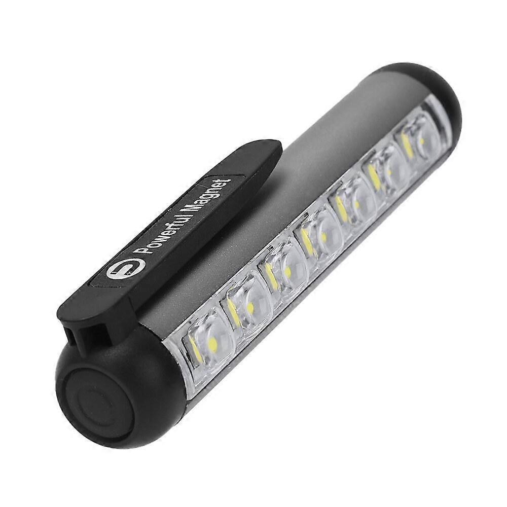 USB Rechargeable LED Flashlight XPE + COB Lamp Beads Ultra Bright Torch with Clip Multi-Function Work Light Waterproof