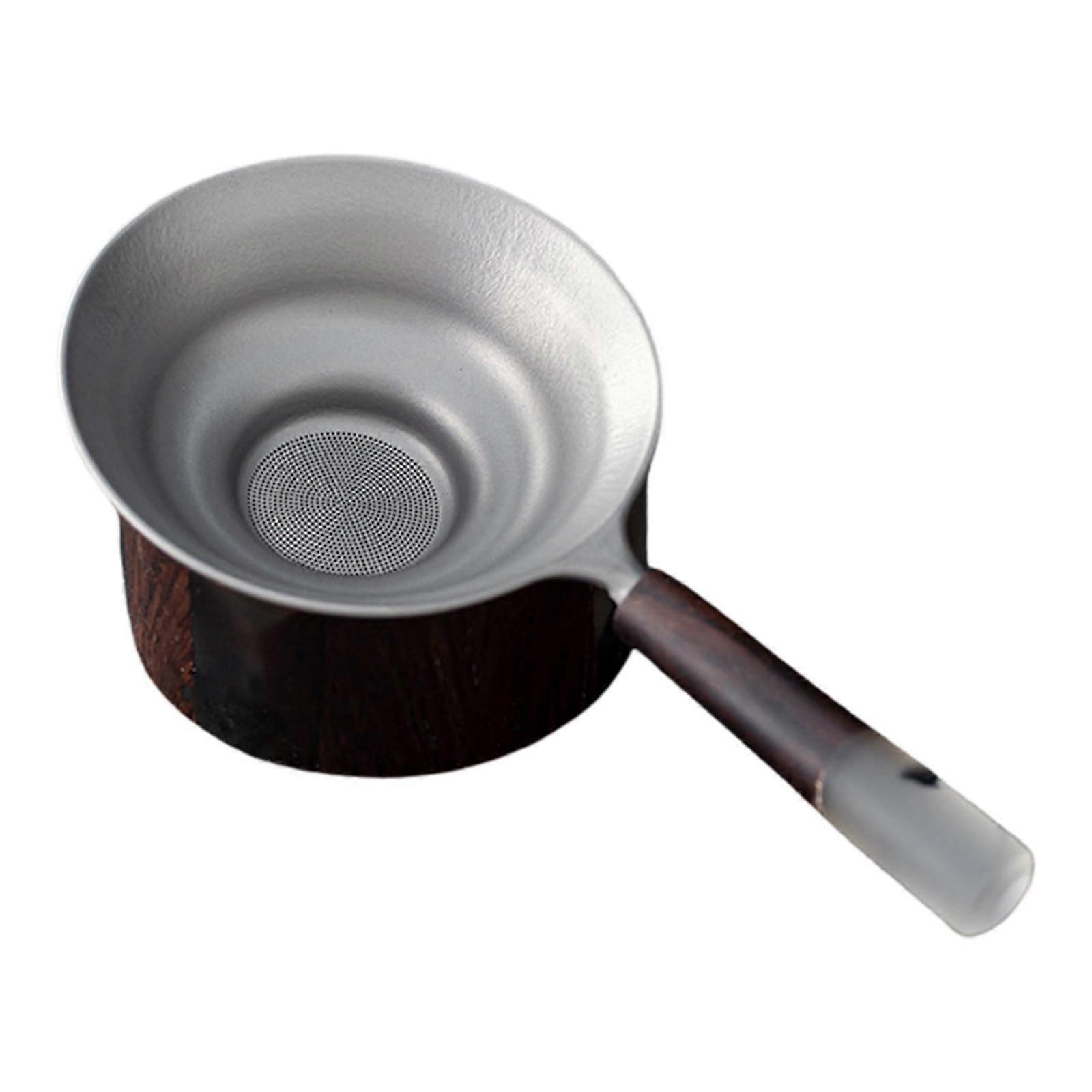 Tea Filter Tea Ceremony Accessory for Teahouse Loose Leaf Tea Lover Gift Argent