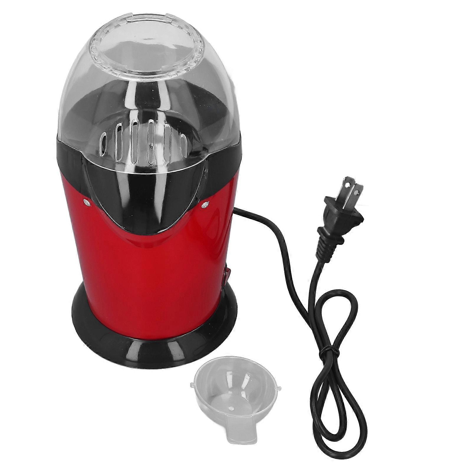 Hot Air Popcorn Machine, Compact Portable, Quick One-Touch Popping