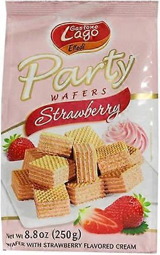 Gastone Lago Party Strawberry Wafers Cookies
