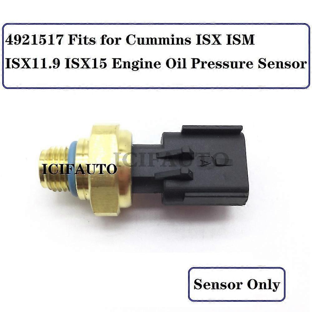 4921517 Fits For Cummins Isx Ism Isx11.9 Isx15 Engine Oil Pressure Sensor + Electrical Pigtail Harness Connector Plug-1 Piece