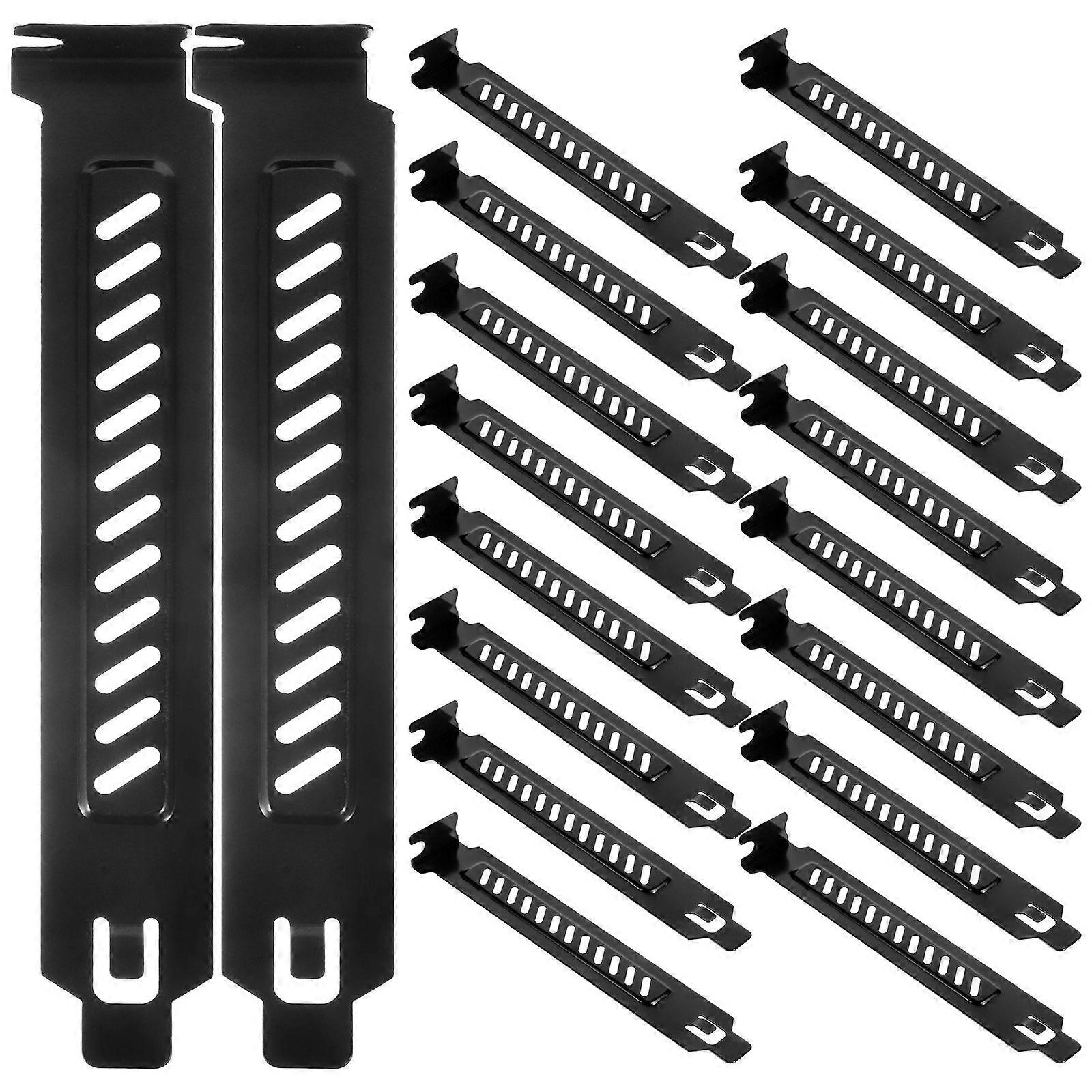 20PCS Computer Back Slot Cover Metal Computer Chassis Ventilation Deflector