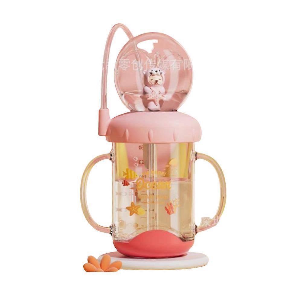 Drinking Cup With Whale Squirt, Weighted Sippy Cups With Adjustable Straps
