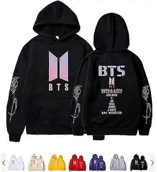 Bts Unisex Sudadera con capucha Casual Sudadera con capucha Cosplay Jacket Top