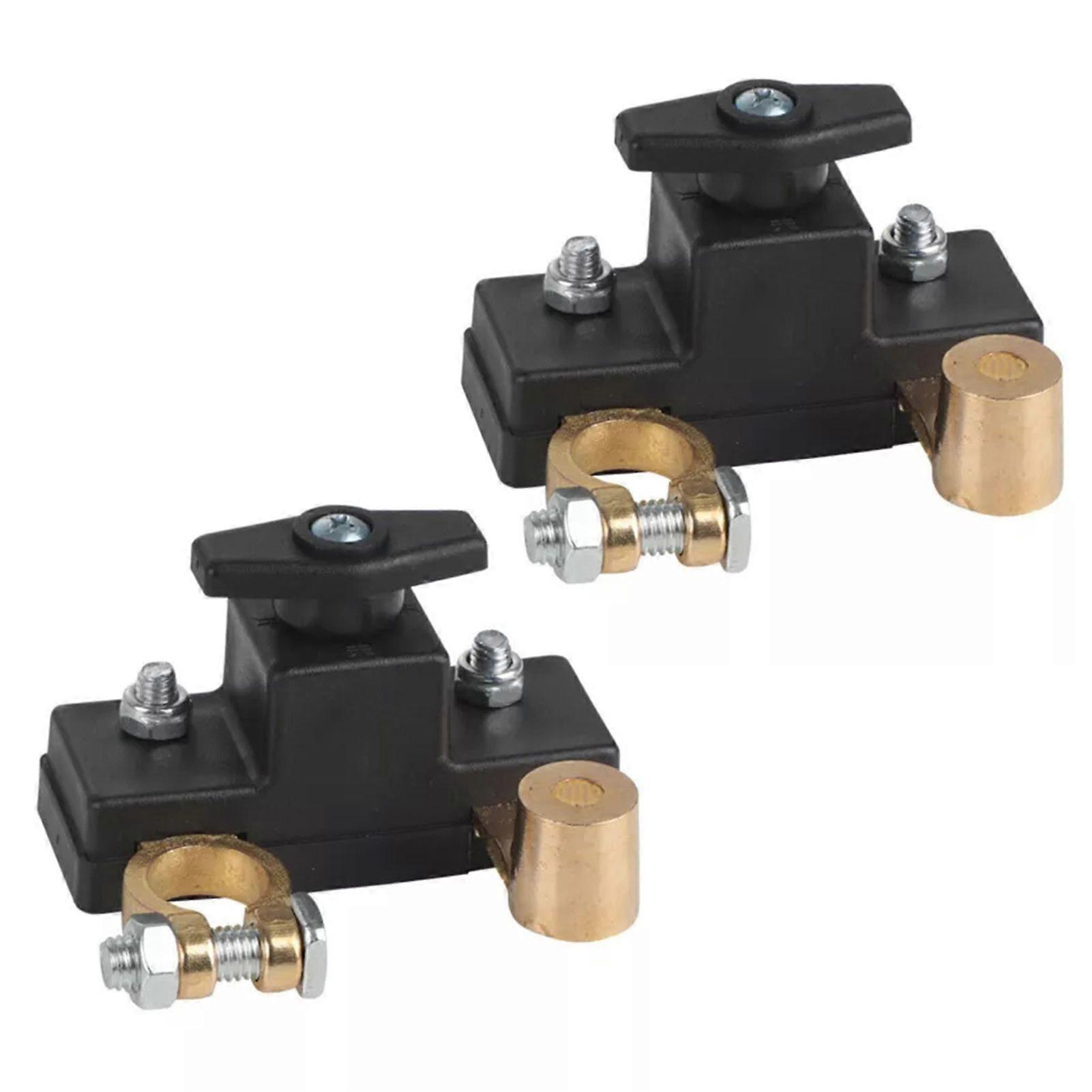 1/2pcs 12V 24V Disconnect Battery Isolators Cut Off Kill Switch Car Marine Boat Battery Shut Off Switch