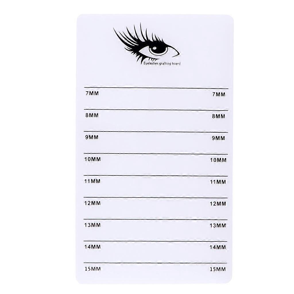 Acrylic False Lashes Glue Pallet Eyelash Extension Holder Board Plate White