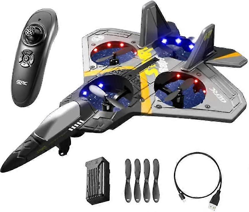 Jet Fighter Stunt Rc Plane, Rc Plane con 360 Stunt Rotation Rc And Lights