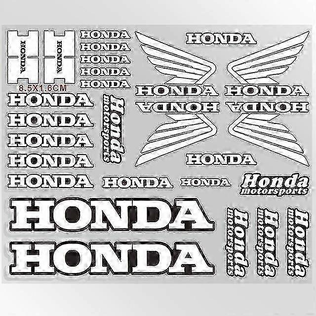For Honda Stickers Decals Motorcycle Tank Logo Kit