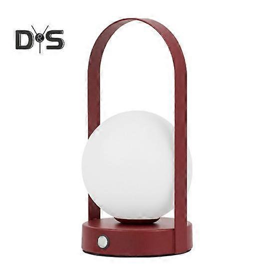 LED Bedside Light Small Lamp with Portable Handle Soft Glow Adjustable Brightness Rechargeable Dimmable Night Lamp