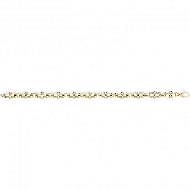 9ct Yellow Gold Hollow Bracelet BR677