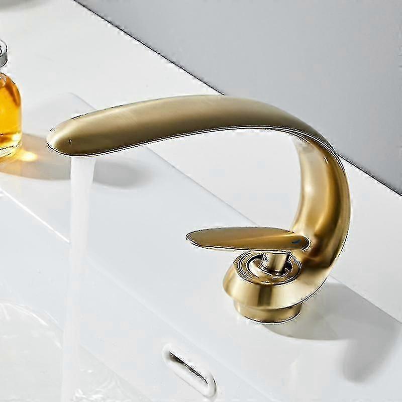 حوض الحنفيات الحمام النحاس بالوعة خلاط الحنفية مقبض واحد ثقب واحد الغرور كرين مغسلة الفن بالوعة صنبور