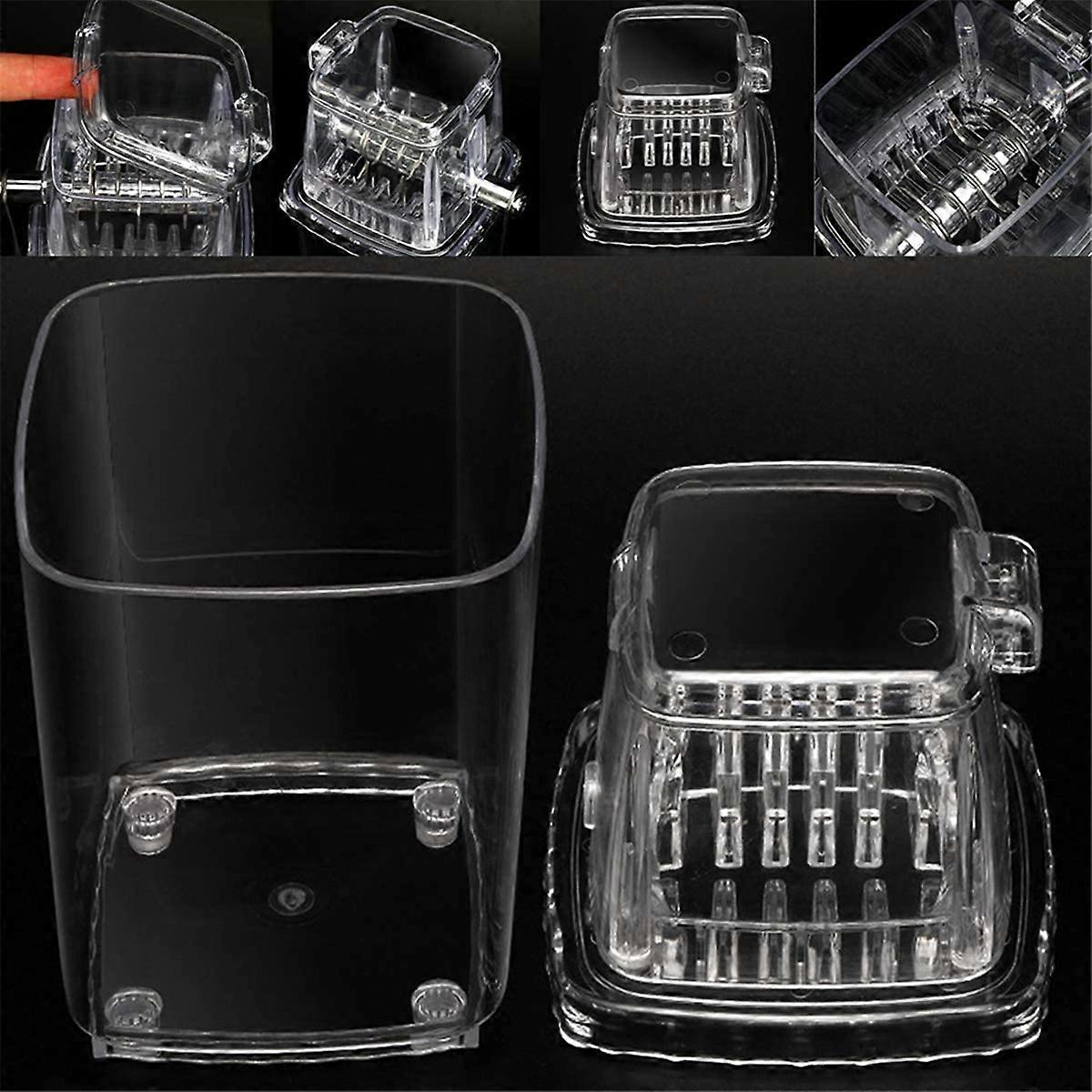 Ice Crusher Manual Rotary Ice Crusher Cocktails Slush Machine Home B