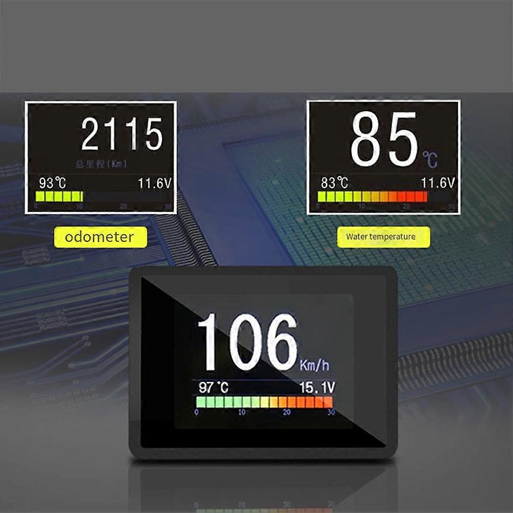 OBD on-Board Car Head Up Display HUD Digital Speedometer Trip Display Speed Fuel Consumption Tempera