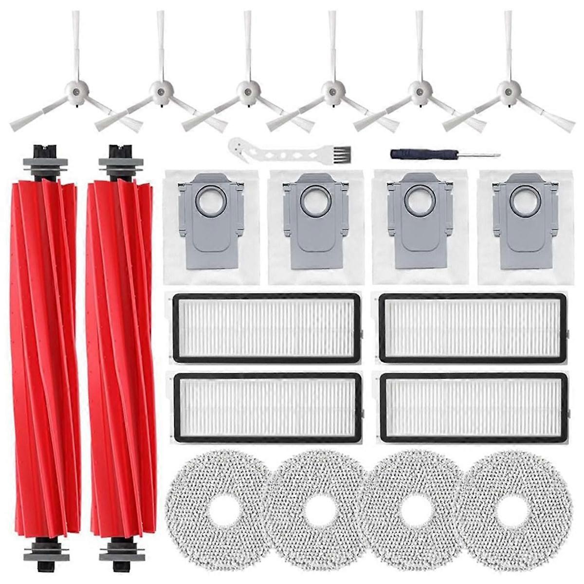 For Roborock Qrevo S/Qrevo MaxV Vacuum Cleaner Main Side Brushes