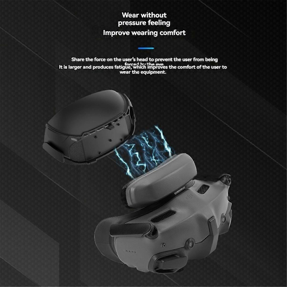VR Kit for DJI Goggles 3 Flying Glasses Forehead Headrest Mask