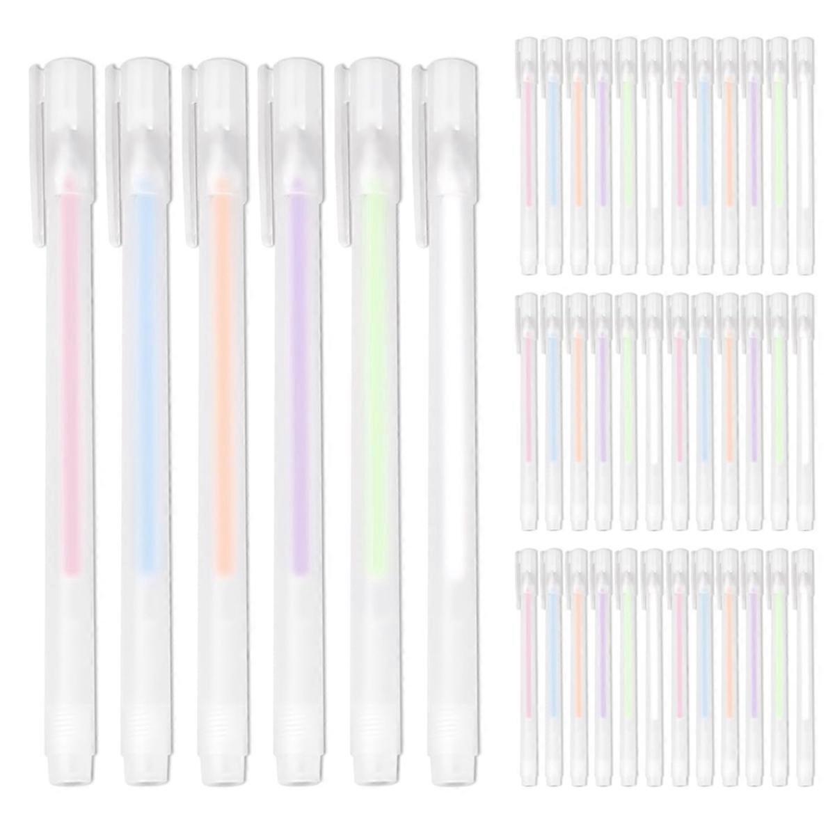48 Quick Drying Color Spot Glue Pen Bulk, Quick Dry Roller Glue Pens Easy Control Precision Glue Pens Ballpoint Glue Pen