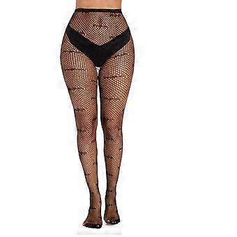 Calze fantasia sottili sottili per le donne Calze a rete dolci sexy collant collant collant a vita alta 9